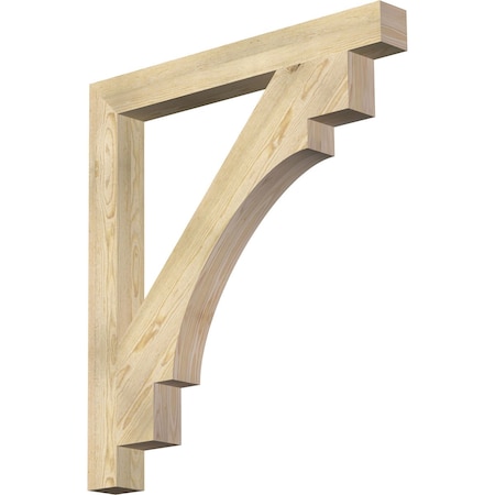 Merced Block Rough Sawn Bracket, Douglas Fir, 4W X 38D X 42H